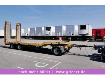 Schwarzmüller TÜ 30/100 8200 mm BLATT / FEDERRAMPEN BAGGER  - Niska prikolica za prevoz