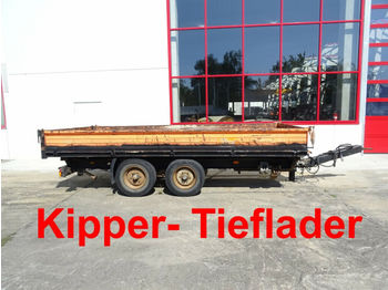 Obermaier UNTD 105A Tandemkipper- Tieflader  - Prikolica istovarivača
