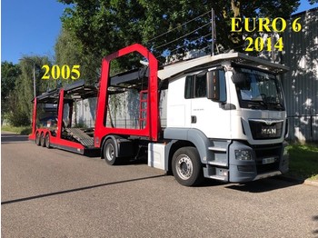 Lohr Eurolohr, Truck 2014, EURO 6, Retarder, Airco, Car Transporter, Navigation, Combi - Prikolica za prevoz automobila