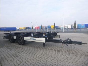 Krone ZZW 18 eLE10 Box Carrier  - Prikolica za prevoz kontejnera/ Prikolica sa promenjivim sandukom