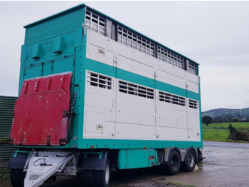  2008 Pezzaioli Three decker Livestock Trailer - Prikolica za prevoz stoke