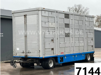 Ka-Ba 4.Stock Anhänger Aggregat, Tränke, Hubdach  - Prikolica za prevoz stoke