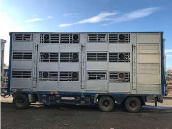 Prikolica za prevoz stoke Pezzaioli Pezzaiolli 3 Stock ausfahrbares Dach