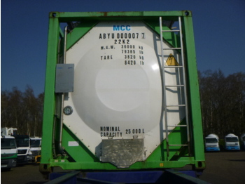 Tank kontejner, Poluprikolica Danteco Food tank container inox 20 ft / 25 m3 / 1 comp: slika 5