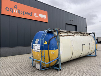 Rezervoar za skladištenje za prevoz hemikalija UBH 34.490L, 3 baffels, 5 manholes, 20FT swapbody, weight: 4.475kg, UN Port., T11: slika 1