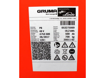 Baterija GRUMA 48 Volt 4 PzS 500 Ah: slika 5