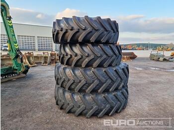  Set of Tyres and Rims to suit Valtra Tractor - Guma