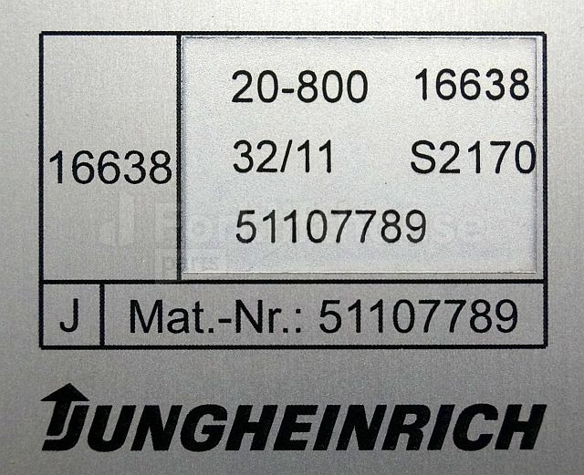 Upravljačka jedinica za Oprema za rukovanje materijalima Jungheinrich 51107789 Rij/hef/stuur regeling Drive/Lift/steering controller from EKS312 year 2011 sn. S2170: slika 3