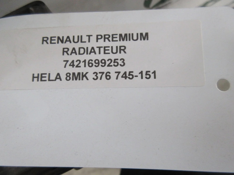 Radijator za Kamion Renault PREMIUM 7421699253 RADIATEUR HELA 8MK 376 745- 151: slika 7