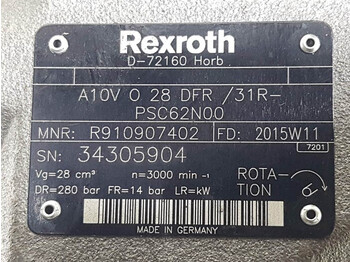 Hidraulika za Građevinska mašina novi Rexroth A10VO28DFR/31R-R910907402-Load sensing pump: slika 4