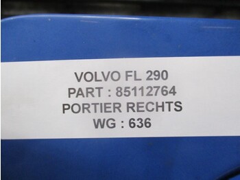 Vrata i delovi za Kamion Volvo FL 85112764 PORTIER RECHTS EURO 5: slika 2