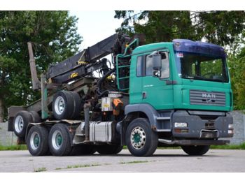 MAN TGA 26.480 6x4 2004 for long wood transport - Šumska prikolica
