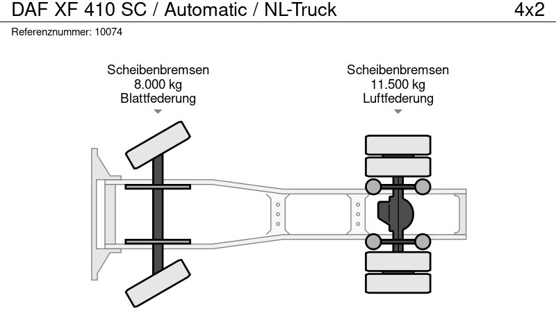 DAF XF 410 SC / Automatic / NL-Truck DAF XF 410 SC / Automatic / NL-Truck: slika 13