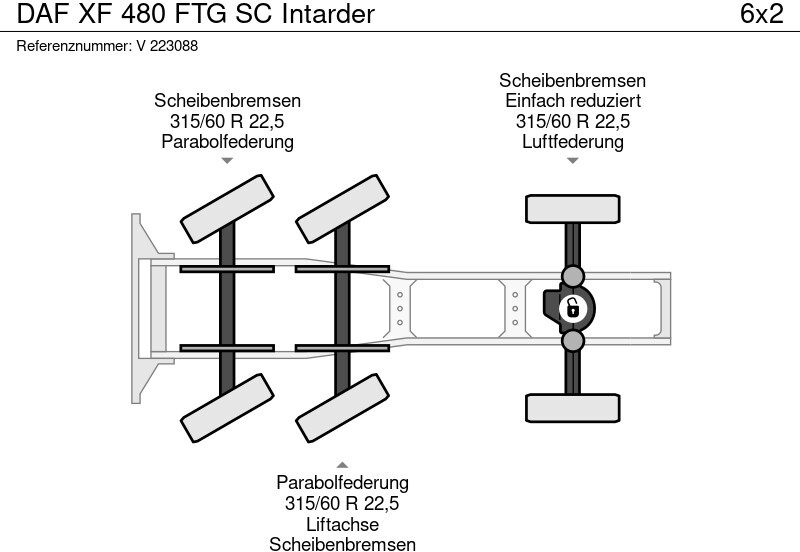 Tegljač DAF XF 480 FTG SC Intarder: slika 9