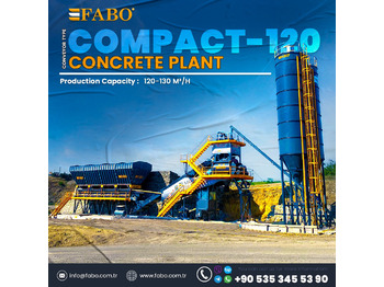 FABO COMPACT-120 CONCRETE PLANT | CONVEYOR TYPE  | Ready in Stock - Fabrika betona: slika 1