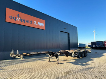 Pacton 45FT HC multi (3x uitschuifbaar), 2x liftas, SAF+trommelremmen, NL-chassis - Poluprikolica za prevoz kontejnera/ Poluprikolica sa promenjivim sandukom: slika 1