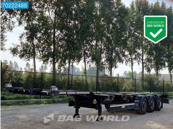 CIMC SC 03 3 axles 2x 20ft. 30ft. 40ft. Liftachse - Poluprikolica za prevoz kontejnera/ Poluprikolica sa promenjivim sandukom: slika 1