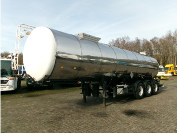 Metalovouga Bitumen / heavy oil tank inox 29 m3 / 1 comp - Poluprikolica cisterna: slika 1