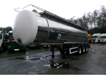 Indox Chemical tank inox L4BH 33.5 m3 / 1 comp - Poluprikolica cisterna: slika 1