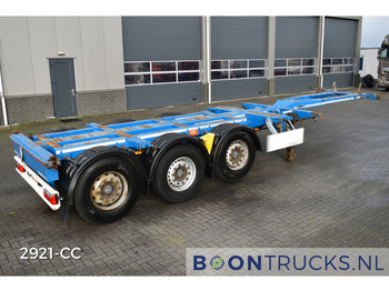 Pacton ET3 | 2x20-30-40-45ft HC * DISC BRAKES * 3x EXTENDABLE * NL TRAILER * APK 04-2024 - Poluprikolica za prevoz kontejnera/ Poluprikolica sa promenjivim sandukom: slika 1