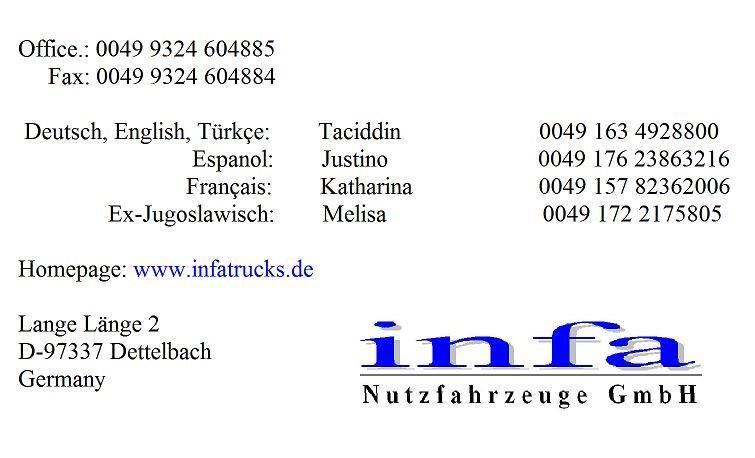 Infa Nutzfahrzeuge GmbH - vozila za prodaju undefined: slika 1