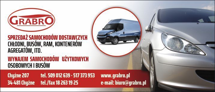 FIRMA HANDLOWO-USŁUGOWA EXPORT IMPORT ,,GRABRO" GRAŻYNA GJĄDŁA - vozila za prodaju undefined: slika 3