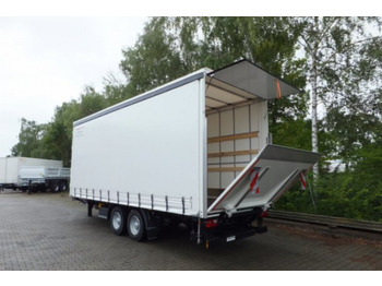 Prikolica sa ceradom novi Möslein TPS 11 DL 7,30  neuer Planenanhänger, Ladebordwand + Durchladbar: slika 2