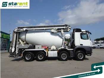 Mikser za beton Mercedes Benz Arocs 3748 8x4 Liebherr Betonmischer + Förderband: slika 4
