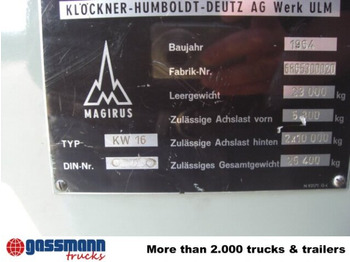 Vatrogasni kamion, Kamion sa dizalicom Magirus Deutz MAGIRUS URANUS 250D22 KW 16 Feuerwehr Kranwagen: slika 4
