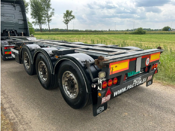 Poluprikolica za prevoz kontejnera/ Poluprikolica sa promenjivim sandukom Pacton ET3 / Bpw Disc / Lifting axle / 2x20/30/40/45 ft hc / Tyres 80 / Tuf 3-20: slika 4