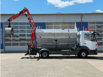 Kamion sa dizalicom Mercedes-Benz ATEGO 818 4x2 Euro 6 Kipper Kran FASSI F65B.0.22: slika 4