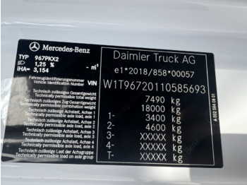 Istovarivač Mercedes-Benz Atego 818/23 K 4x2 Atego 818/23 K 4x2, Meiller-Kipper, mehrfach Vorhanden!: slika 2
