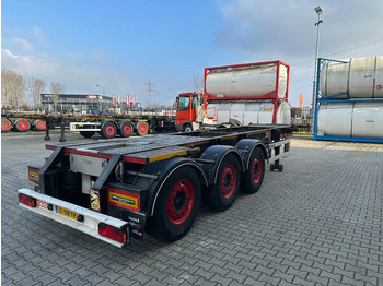 Poluprikolica za prevoz kontejnera/ Poluprikolica sa promenjivim sandukom Burg 20FT ADR (EX/II, EX/III, FL, AT), Leergewicht: 3.690kg, SAF INTRADISC, 2x liftaxle, ALCOA, NL-Chassis, APK/ADR: 08-2025: slika 3
