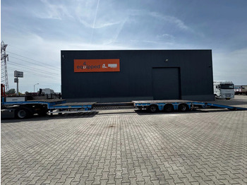 Niska poluprikolica za prevoz Nooteboom OSD-48-03V dieplader, NL-trailer, APK: 07/2026, hydraulische oprijplaten + hefplateau, 370cm uitschuifbaar, SAF + trommelremmen: slika 4