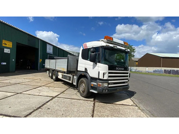 Kamion sa zatvorenim sandukom Scania P124-400 Scania met plateau en mogelijkheid voor kraan achter cabine: slika 3