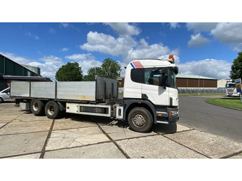 Kamion sa zatvorenim sandukom Scania P124-400 Scania met plateau en mogelijkheid voor kraan achter cabine: slika 4
