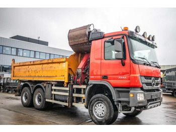 Istovarivač, Kamion sa dizalicom Mercedes ACTROS 3344 AK - HMF1643 Z2: slika 3