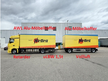 Kamion sa zatvorenim sandukom Mercedes-Benz Actros 1848 LL Gr.Haus AWL-Möbelkoffer uLBW: slika 2