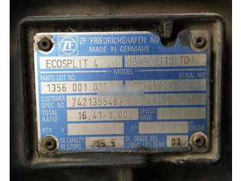 Menjač za Kamion ZF 16S2230 TD   Renault Premium: slika 3