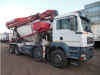 Auto pumpa za beton MAN TGA 35.410, 8X4, MIX + PUMPE 24M: slika 2
