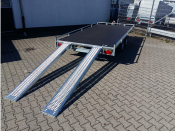Plato prikolica Auto Transporter Atlas 406x200cm Reling Winde Rampen 13" niedrig Fahrwerk (XL) 2700kg Modell 2024: slika 2