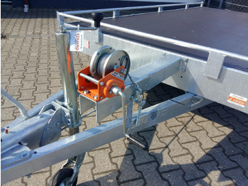 Plato prikolica Auto Transporter Atlas 406x200cm Reling Winde Rampen 13" niedrig Fahrwerk (XL) 2700kg Modell 2024: slika 4
