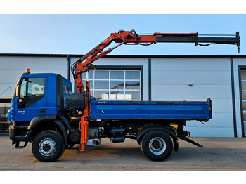 Istovarivač, Kamion sa dizalicom Iveco Trakker 190T33 4x4 Euro5 Kran Atlas 120.2E Funk: slika 2