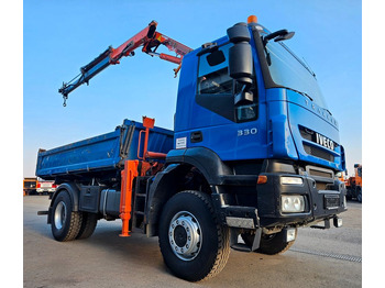 Istovarivač, Kamion sa dizalicom Iveco Trakker 190T33 4x4 Euro5 Kran Atlas 120.2E Funk: slika 3
