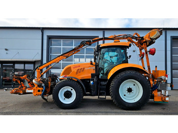 Komunalni traktor Steyr CVT 6130 Mulag MKM700 Mähkombination Kommunal: slika 2