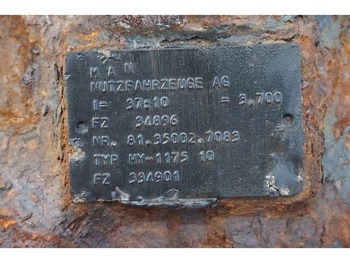 Zadnja osovina za Kamion MAN HY-1175-01 37/10 81.35002-7921: slika 4