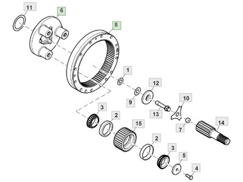 Transmisija JOHN DEERE
