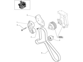 Motor i delovi NEW HOLLAND