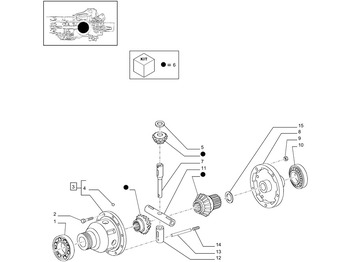 Diferencijalna brzina NEW HOLLAND