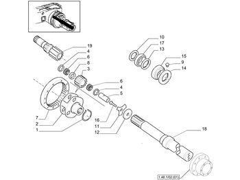 Osovina i delovi NEW HOLLAND